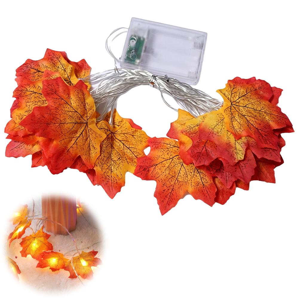 Led Fairy String Lights - 메이플 리프 가랜드 스트링 라이트 LED