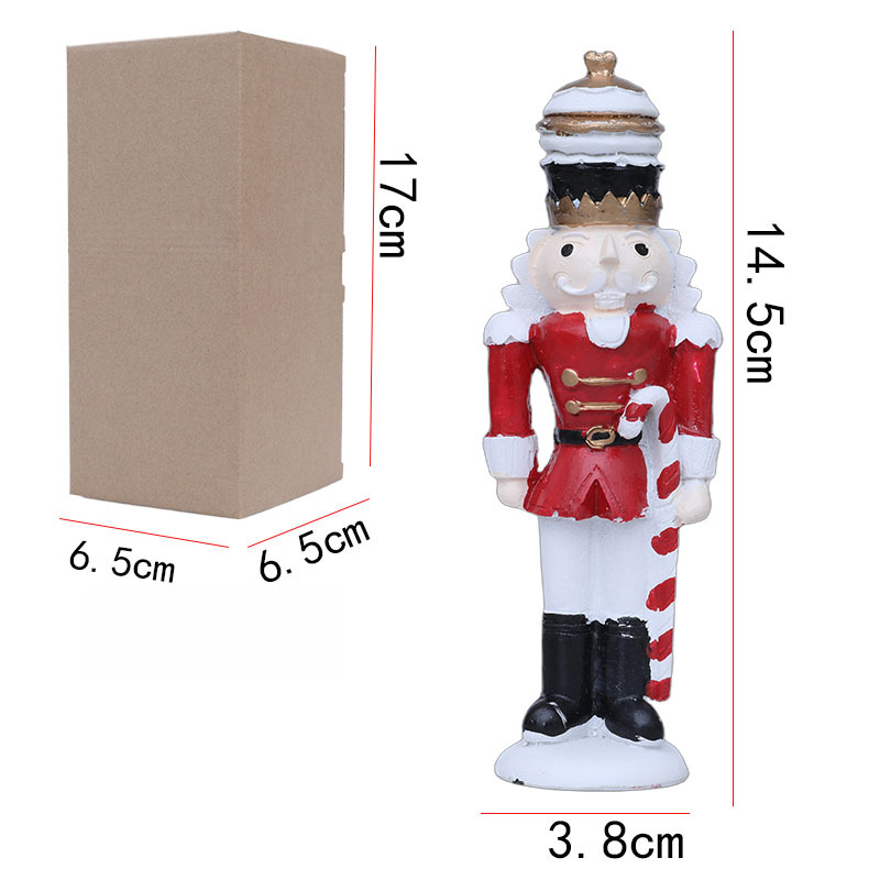 Nutcracker Figurine - 레진 호두까기 인형 장식품 14.5cm 높이