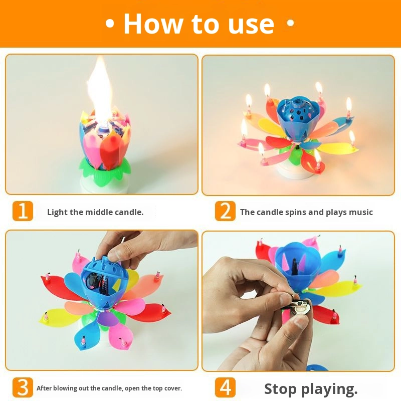 로맨틱한 생일 축하 뮤지컬 캔들, 마법처럼 재생되는 연 - Holiday Candle Set 리뷰 및 가격