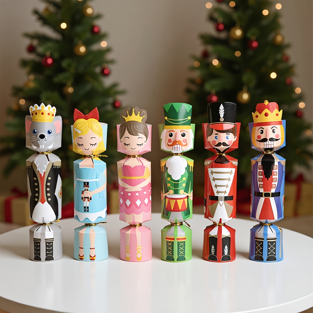 크리스마스 테마의 24개입 크래커 모양 군인/공주 캔디 - Nutcracker Figurine 리뷰 및 가격