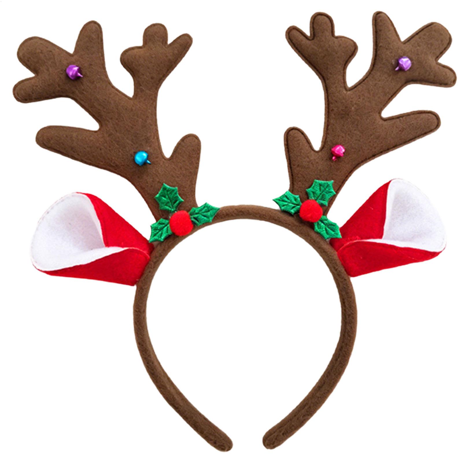 크리스마스 장식용 뿔 머리띠, 파티용, 의상용, 만화풍 - Reindeer Antlers Headband 리뷰 및 가격