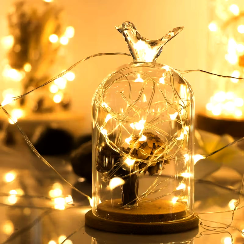 LED 요정 전구, 배터리로 작동하는 반짝이는 구리선  - Led Fairy String Lights 리뷰 및 가격