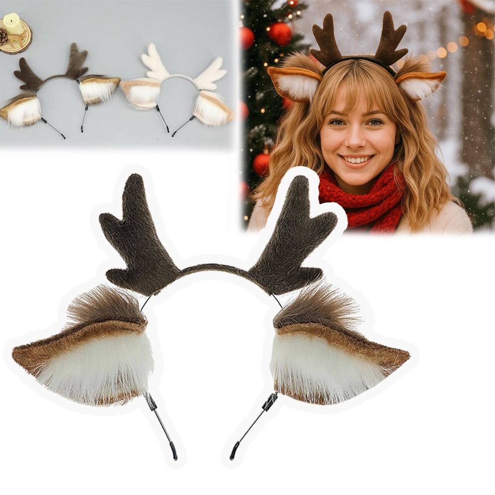로리타 사슴 귀 루돌프 뿔 머리띠 귀여운 파티 헤드피스 - Reindeer Antlers Headband 리뷰 및 가격