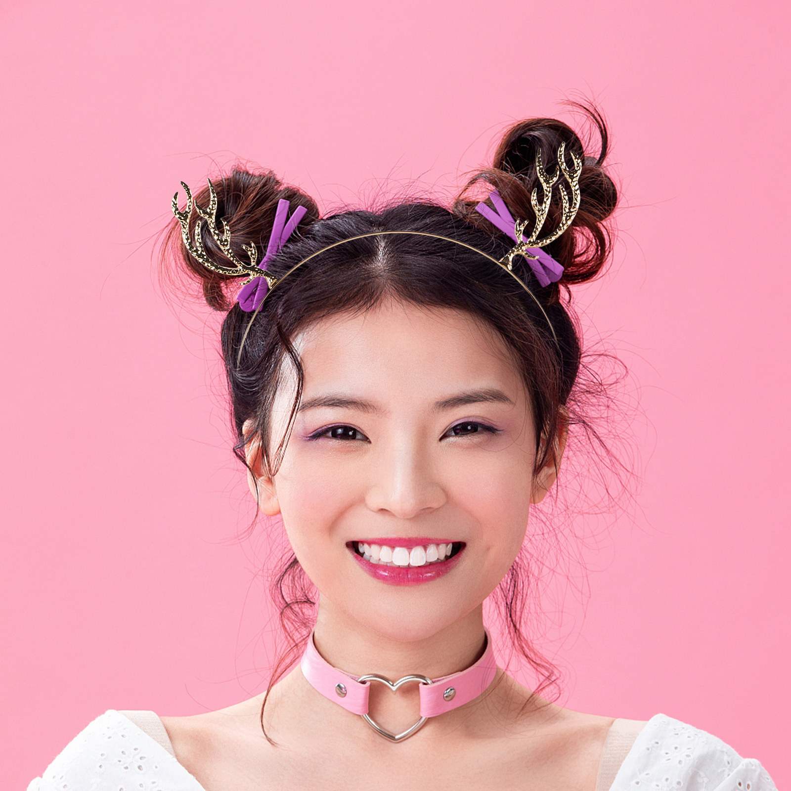 금속 큐빅 장식 헤어 밴드, 사슴 뿔 머리띠, 크리스마 - Reindeer Antlers Headband 리뷰 및 가격