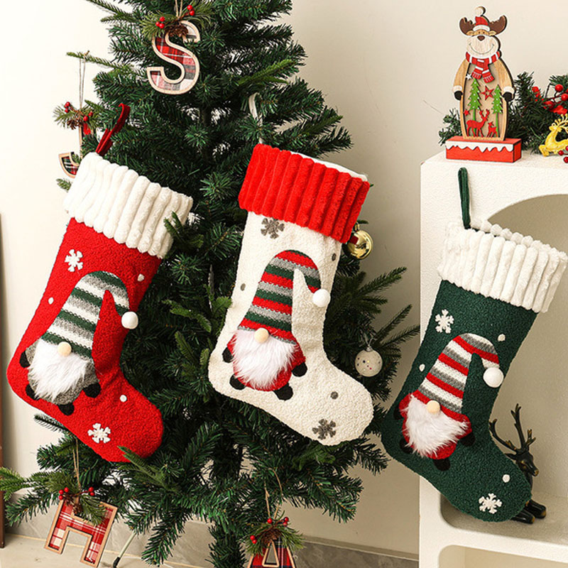 새로운 플러시 크리스마스 스토킹 장식품, 크리스마스 선 - Christmas Stocking Hanging 리뷰 및 가격